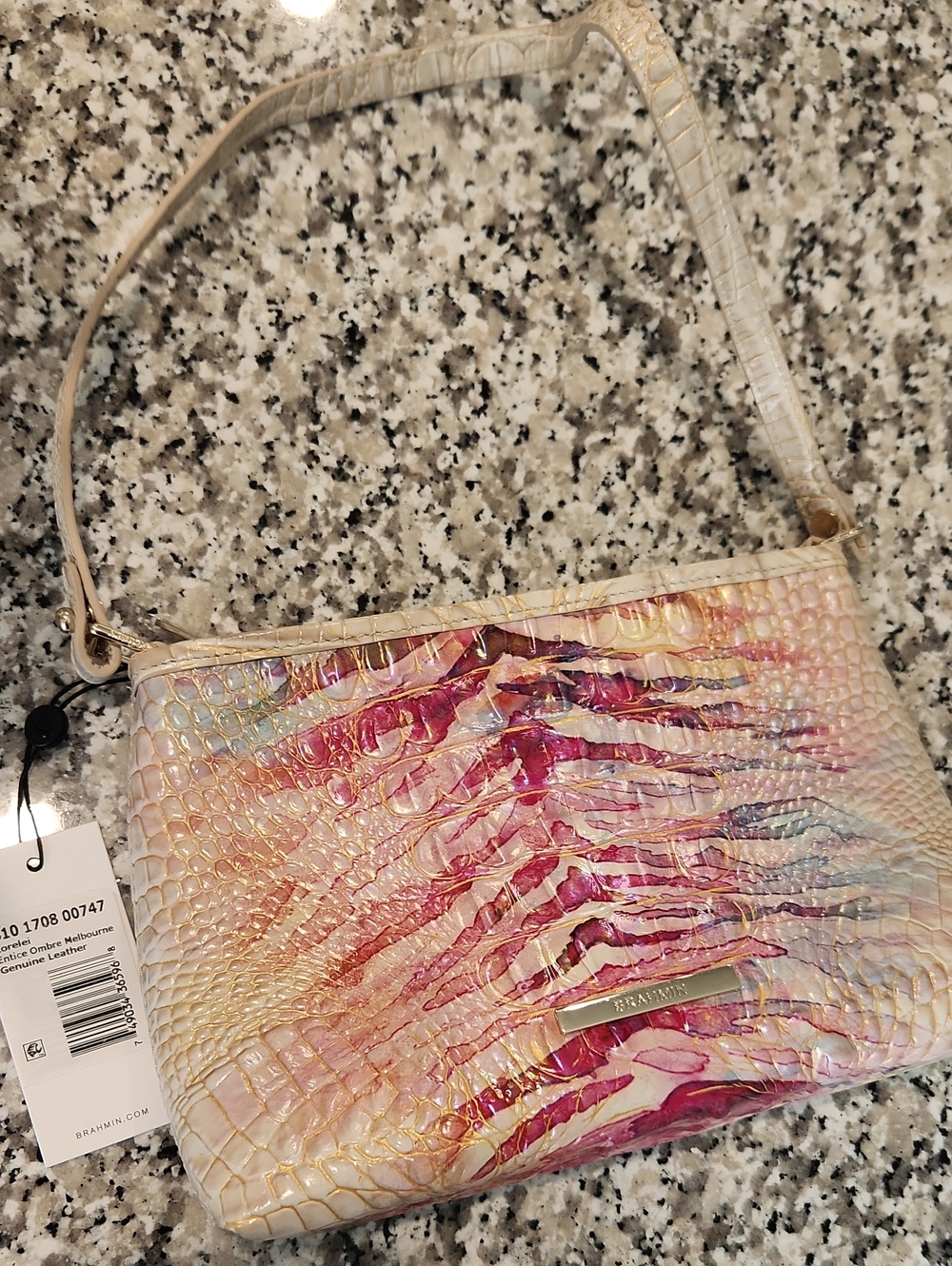 New With Tags Brahmin Lorelai Entice Ombre Melbourne bag - Picture 10 of 10